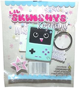 Lil Skwishys Keychains Soft Squish Stress Accessory (Silly Handheld Game System)