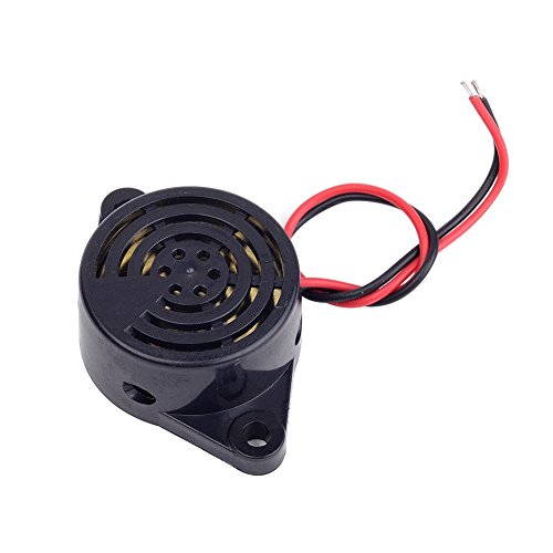 Cylewet 5Pcs SFM-27 DC 3-24V Electronic Buzzer Alarm Sounder Continuous Sound Beep (Pack of 5) CYT1083