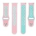 Antemart for Fitbit Versa Bands, Replacement Silicone Sport Band Bracelet Strap with Ventilation Holes for 2018 Fitbit Versa Smart Watch,Design for Women Men Boys Girls