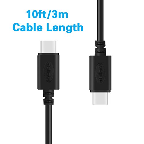 Usb type c cable, ivoler usb c to c [10ft/3m] 5v/3a fast charging…