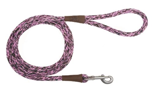 Mendota Products Snap Dog Leash, 1/2 by 6-Feet, Pink Camo