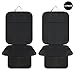 AOAFUN 2 Pack Car Seat Protector,Protects Car Upholstery from Child Seats, Offers Thick Protection for Child & Baby Cars Seats,Non-Slip Backing - Mesh Pockets - Easy Cleaning. (Black)