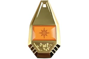 Kivenda Digital Monster Crest Necklace - Crest of Courage Friendship Hope Love Light Metal Pendant Cosplay Prop Collection Gi