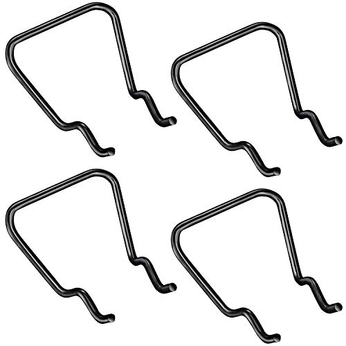 30 Pieces Pegboard Plier Holders, Black Double Loop Stainless Steel