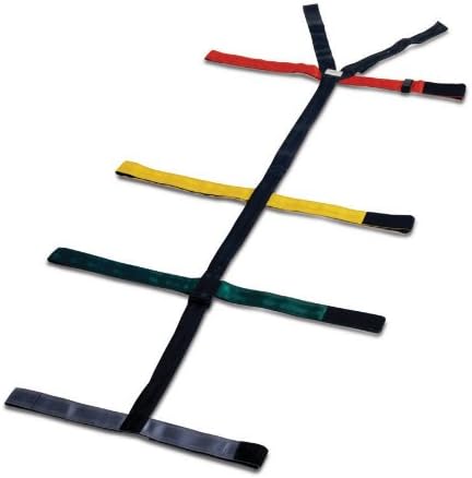 Dixie Ems 010308 Spineboard, 10 Point Reflective Color Coded Spider Strap Type System