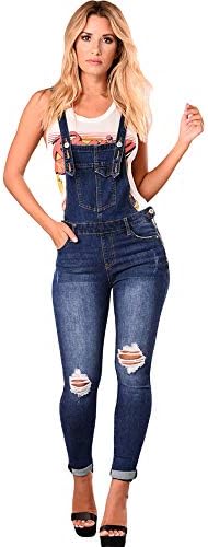 TAGGMY Jumpsuits for Women Denim Sleeveless Rompers Jeans Casual Dungarees Playsuit Bodysuit Ladies Slim Fit Outfit
