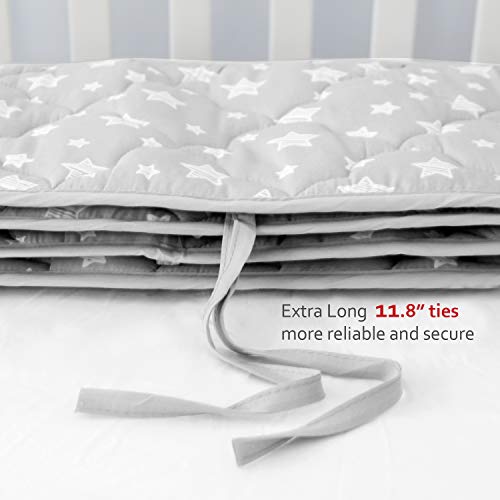 Baby Crib Pads for Standard Cribs Safe and Washable Thick Padded Crib