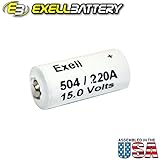 Exell Battery A220/504A Fits Morini CM84E, CM84EL Free Pistols