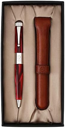 Amazon ロメオ Romeo No 3ボールペンギフトボックス 太軸 イタリアンレッド ロジュームメッキ 油性ボールペン 文房具 オフィス用品