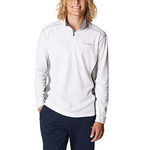 Klamath Range 2 Half Zip, Sudadera De Forro Polar Hombre, White/City Grey, S