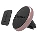 iBenzer Basic MagOn One Touch Smartphone Metal Air Vent Magic Car Mount Holder for All Smartphones iPhone 7 7S Plus iPhone 6 6S Plus Galaxy S7 S6 Edge OnePlus 3, Rose Pink
