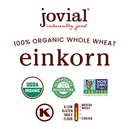 Jovial Einkorn 100 Organic Whole Grain Spaghetti Einkorn Pasta, High
