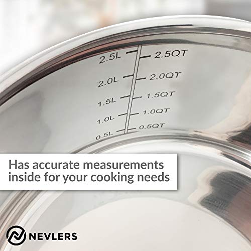 Nevlers-Stainless-Steel-3-Quart-Steamer-Pot-with-2-Quart-Steamer-Insert-and-Glass-Vented-Lid-3-piece-set-Safe-and-Durable-Great-Addition-to-Every-Kitchen