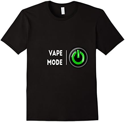 Men's Vape Mode on T-shirt Medium Black