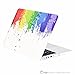 TOP CASE – 2 in 1 Bundle Deal Retina 13-Inch Paint Splash Rubberized Hard Case and Two Keyboard Covers for MacBook Pro 13