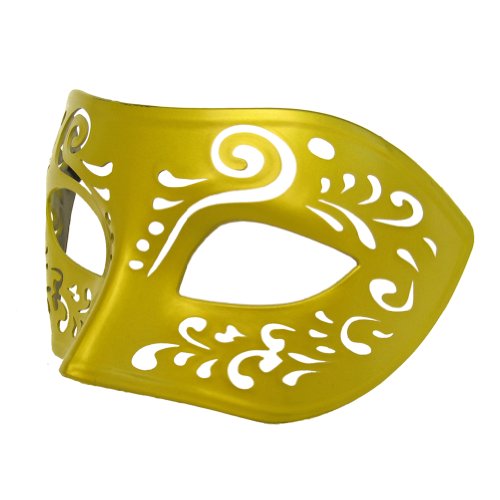 Dream Tale Gold Venetian Masquerade Mask ~ Mardi Gras Prom Party (STC12926)