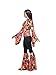 Smiffys Women Willow the Hippie Adult Sized Costume, Multi-colour, M - US Size 10-12