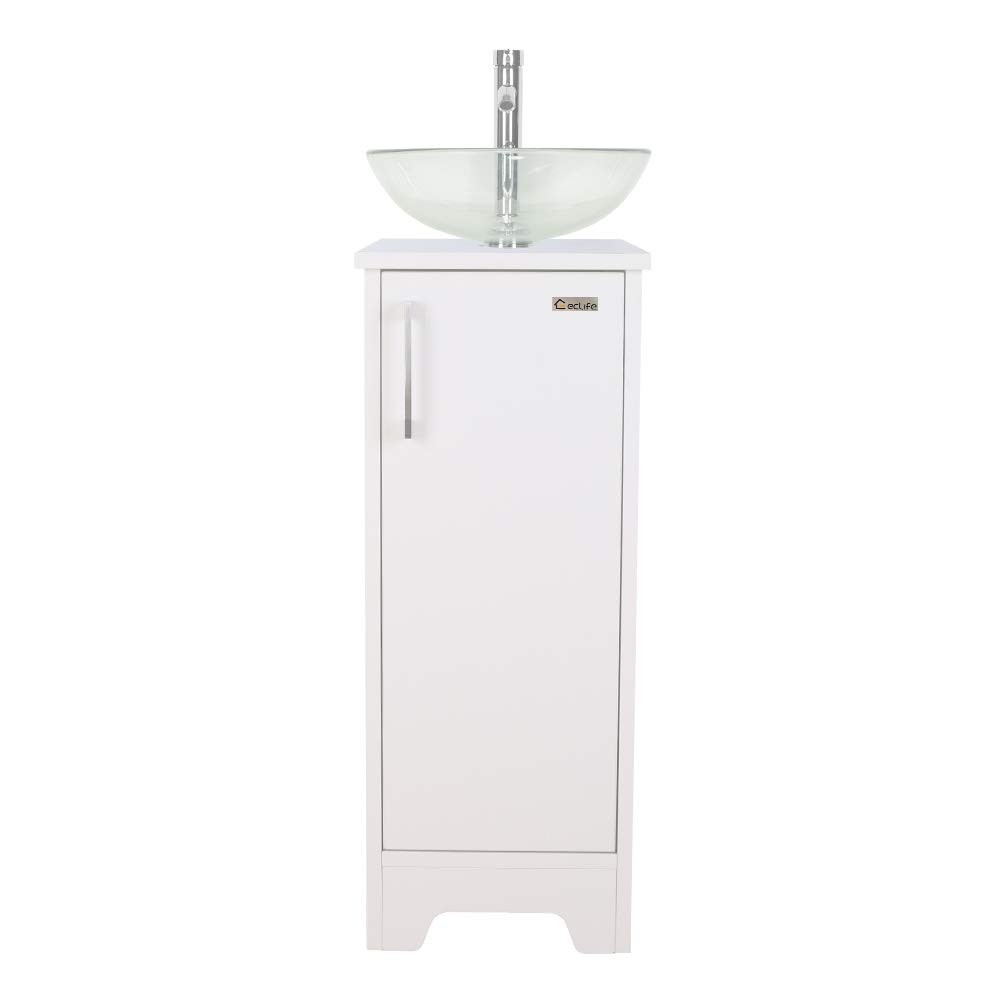 Buy UEV 13 inch Small Bathroom with Sink Combo,13 inch White