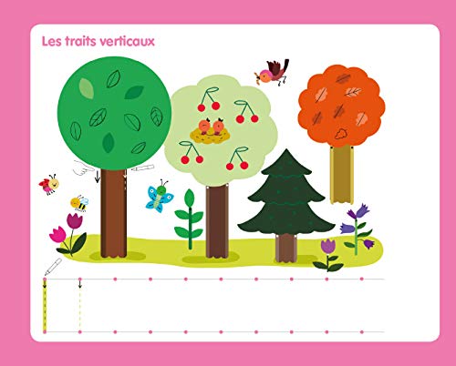 Les livres-ardoises - Mes premiers graphismes: Avec 1 feutre effaçable 2 couleurs - Image 3