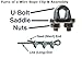 Wire Rope Clamp 1/4 inch 12 Pack Zinc Plated - Wire Rope Clip - Cable Clamps - Yardware etcetera