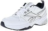 Reebok Men's Royal Mt Cross-Trainer Shoe, White/Collegiate Navy/Pure Silver, 10.5 M US