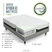 LUCID 12 Inch Latex Hybrid Mattress - Responsive Latex Foam and Encased Springs - Firm Feel - Motion Isolation - Edge Support - Gel Infused - Pressure Relief - Bed in a Box - Full Size