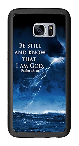 Be Still and Know That I Am God Psalms 46:10 Ocean Storm for Samsung Galaxy S7 Edge G935 Case Cover by Atomic Market