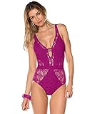 Color Play Plunge One-Piece