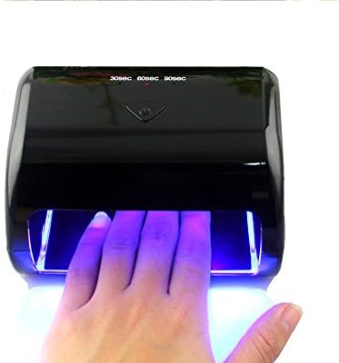 JoySusie Professional 9W Gel Polish UV LED Nail Dryer Lamp, Curing All Brand of Gel Polish (Black)