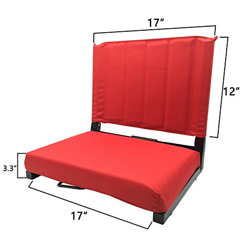 image for SPORTBEATS Stadium Seats, Bleacher Seat Chair with Durable Back Suppor