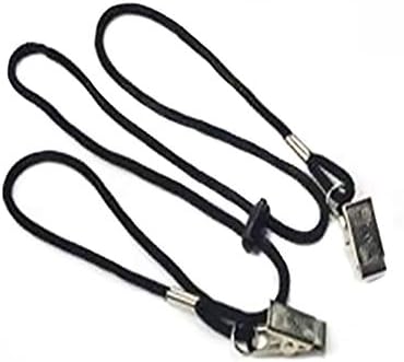 Domccy Multifunctional Braided Lanyards Adjustable Clip Lanyard Neck Strap Bib Holder Clips for Elderly/Adult/Baby Office Supplies