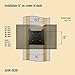In Wall Recessed Full Motion TV Mount with Zero Clearance for 32 to 55 Inch TVs LCD, LED, or Plasma - Extends 19 Inches