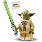 LEGO Star Wars: Yoda Minifigure with Lightsaber and Walking Stick