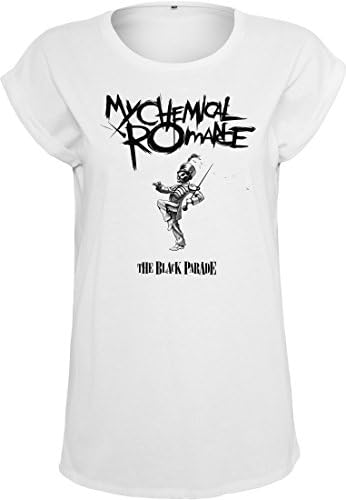 Mister Tee Women's Ladies My Chemical Romace Black Parade Cover Tee