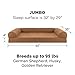 Furhaven Pet Dog Bed | Orthopedic Quilted Traditional Sofa-Style Living Room Couch Pet Bed w/ Removable Cover for Dogs & Cats, Toasted Brown, Jumbothumb 2