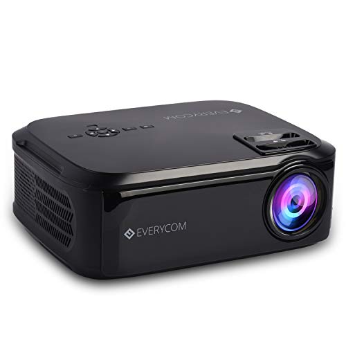 Everycom X10 Home &amp; Business Native Full HD 1080p with 5500 Lumens LED Projector, Dual Blue, Standard