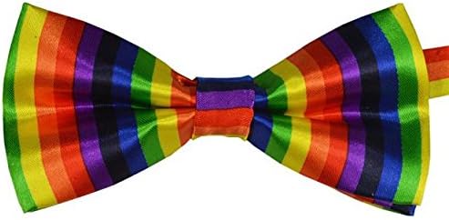 Silk Finish Tuxedo BowTie; Pre-tied Wedding Bow Ties for Men or Boys. Adjustable Formal Bow Tie for Weddings etc.