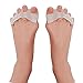 Toe Separator,Toe Spacers for Men Women Toe Bunion Pain Correct Relief Toe Straightener for Hammer Toe by Explore Lifez. (1 pair)