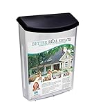 Source One Premium Large Outdoor Realtor Style Brochure Holder (S1-ODBH-BLK LID)