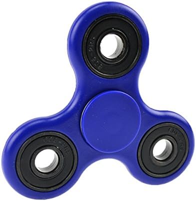 The Anti-Anxiety 360 Spinner Helps Focusing Fidget Toy Premium Quality EDC Focus Toy for Kids & Adults - Best Stress Reducer Relieves ADHD Anxiety and Boredom Ceramic Bearing (Blue, free)