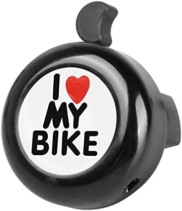 Bike Bells - ' I Like My Bike' Cycle Bell - Loud and Clear Cycle Bells and Horns - 7 Colours Mini Aluminum Bike Accessories for MTB BXM Bike, Mountain Bike, Road Bike, City Bike etc