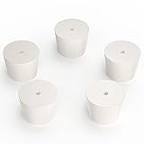 stonylab Solid Rubber Stoppers with Single