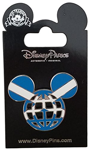 Disney Pin - Mickey Icon Scotland Flag Lattice