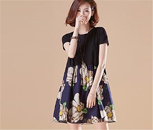 Amazon マタニティウェア 服 ワンピース プリント ゆったり レジャー カジュアル ワンピース 妊婦服 産前 産後 レディース マタニティワンピース 3xl 写真色 レディース 通販