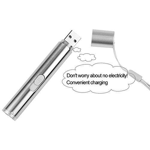 Tacobear 2PCS Cat Toys 3 in 1 USB Charging Catch Interactive LED Light Exercise Cat Training Tool