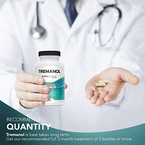Tremanol Pack of 3 Natural Aid for Essential Tremor Provides