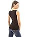 PattyBoutik Women V Neck Corset Ruched Tank Top (Black Small)