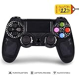 PS4 Controller DualShock 4 Wireless Controller for Sony Playstation 4 / PS4 Pro/Slim with Charge Cord,Bluetooth Gamepad Grip Light Bar Game Joystick Gift for Children's Day