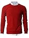 GIVON Mens Slim Fit Light Weight Crew-Neck Pullover Sweater