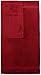 Amazon Brand – Pinzon 6 Piece Blended Egyptian Cotton Bath Towel Set - Cranberry